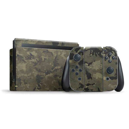 Wood Camo Camouflage Nintendo Skins